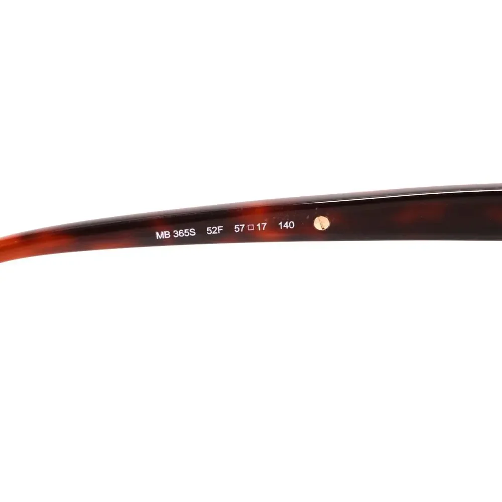 Montblanc Rectangle Men's Designer Sunglasses - Dark Brown Havana/Brown - NWT